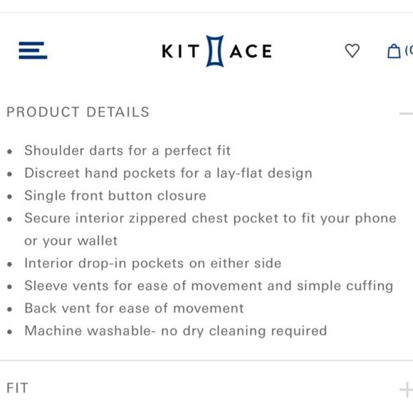 𝅺kit & Ace | Nwt Ride Blazer Dark Navy Blue Size Small - Picture 13 of 14